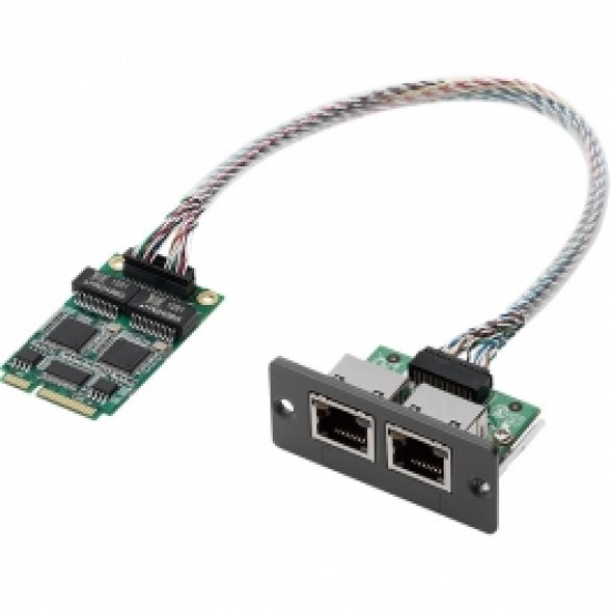 NISKLAN04 Mini-PCIe 2x Gigabit LAN Module